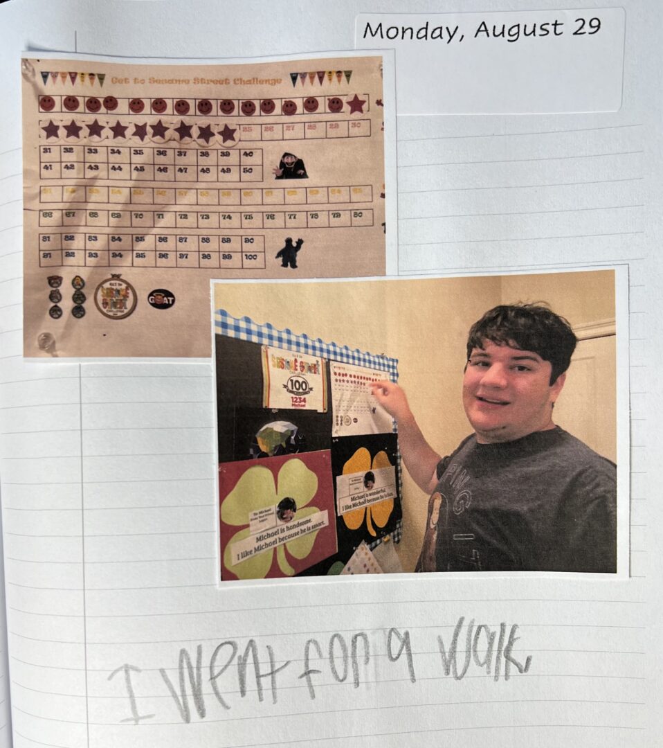 Mikey's journal entry from August 29, 2022