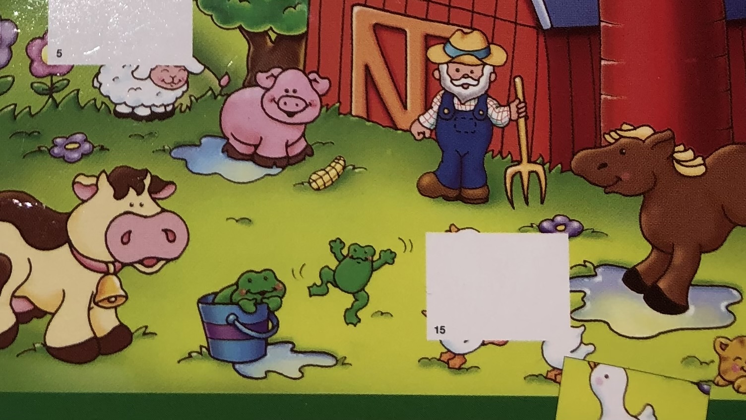 Old MacDonald's Farm sticker puzzle book