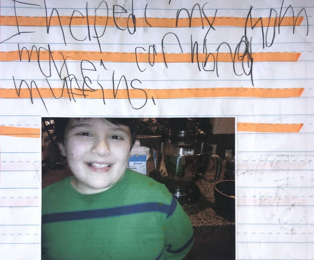 Mikey's journal entry from January 26, 2014