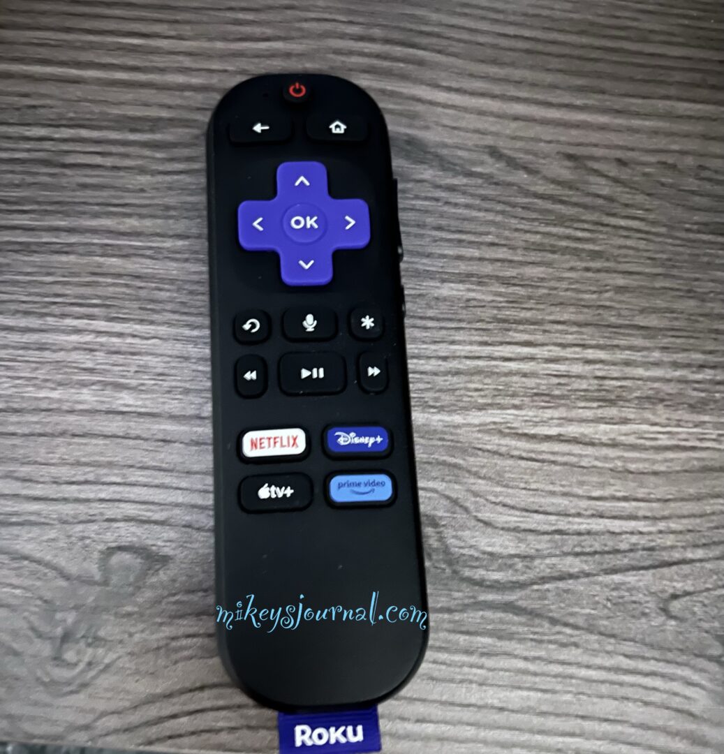 roku remote with very few buttons
